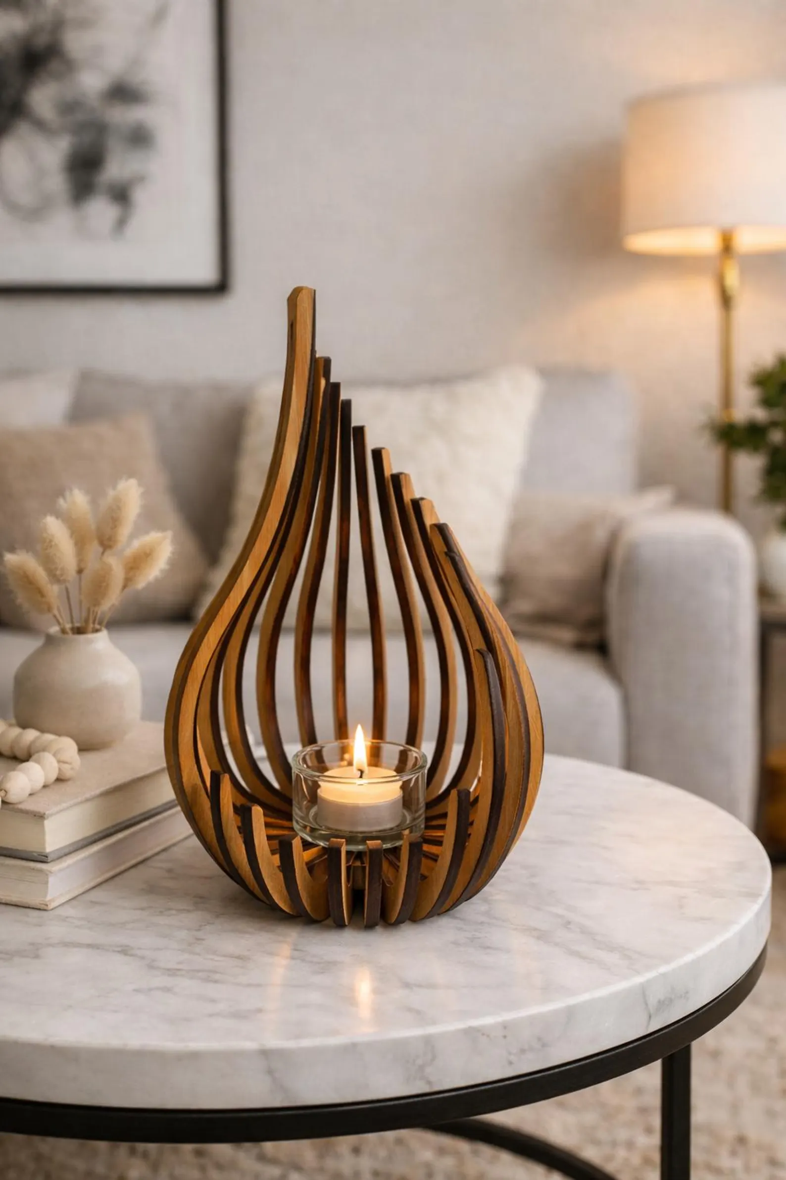 Wooden lantern cover image