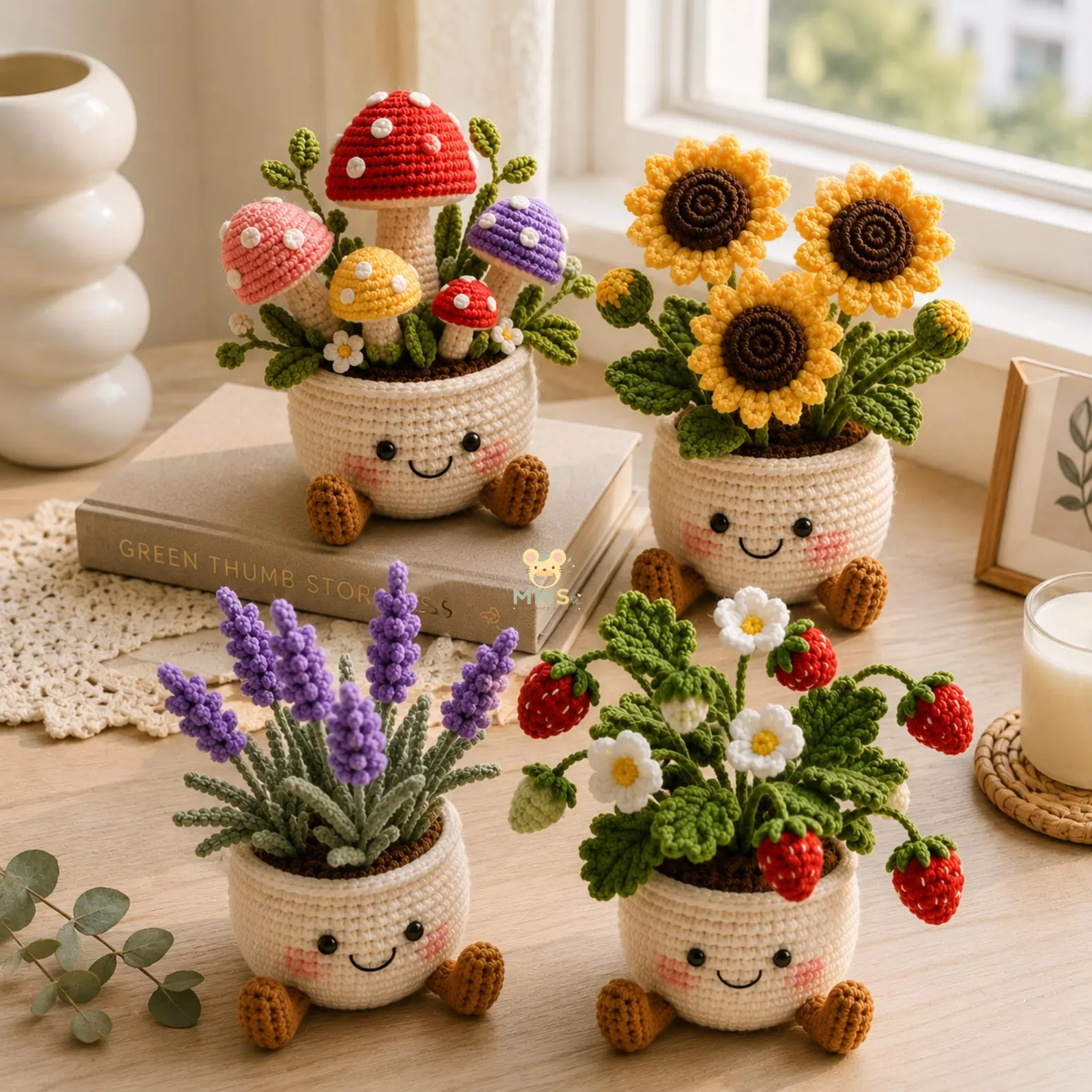 Crochet Flower Pot Set cover image