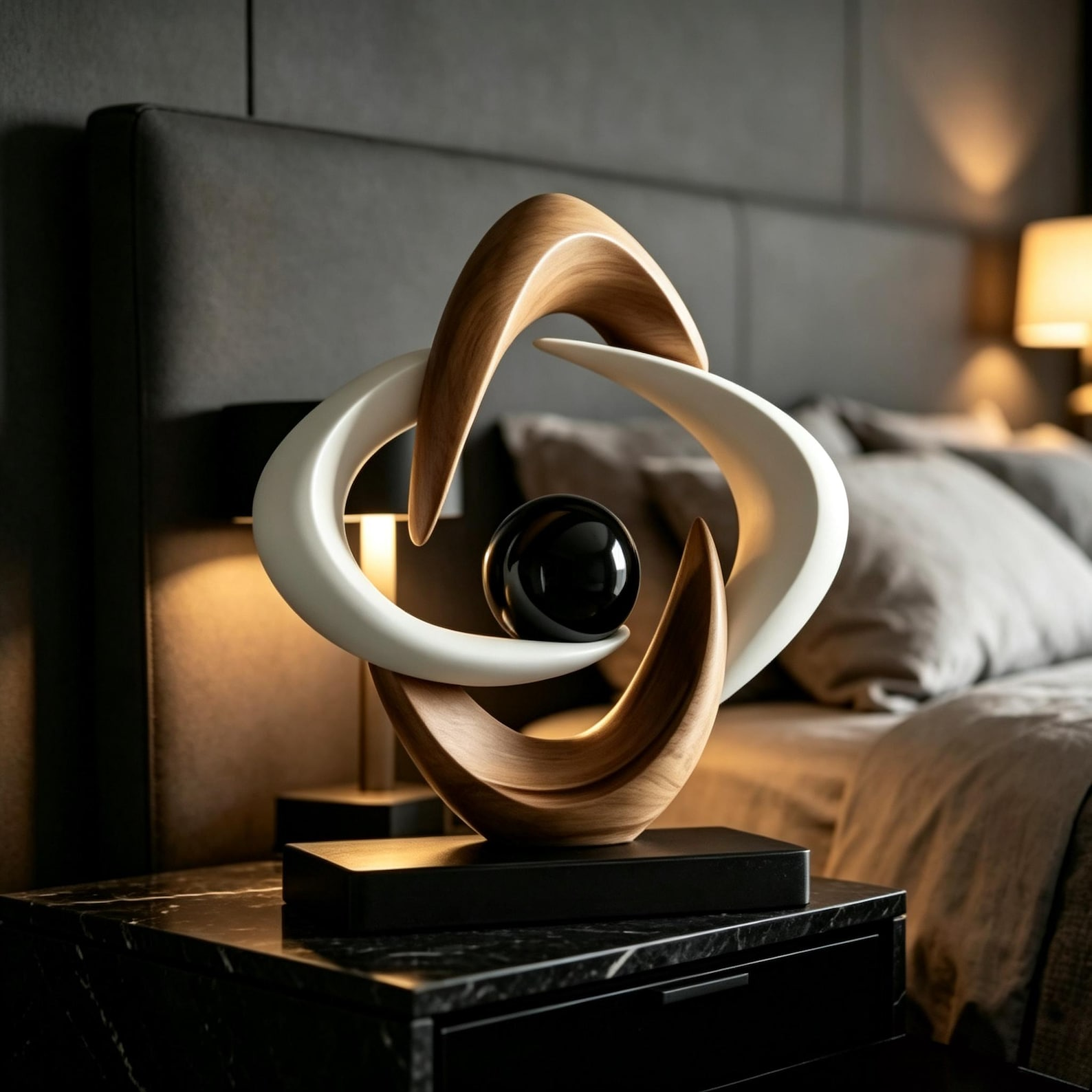 Abstract Balance Resin Sculpture cover image