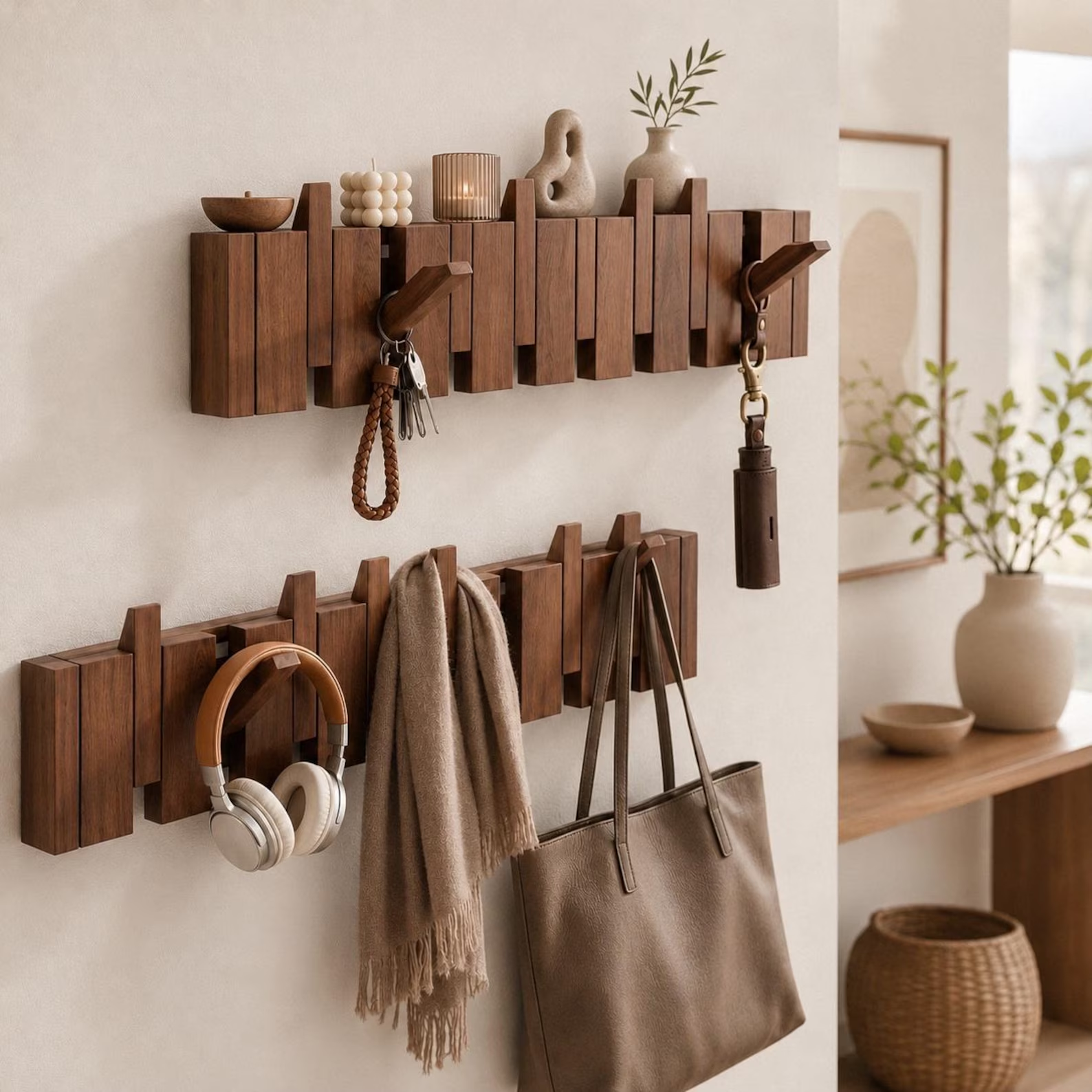 Piano Key Wall Hooks Rack cover image