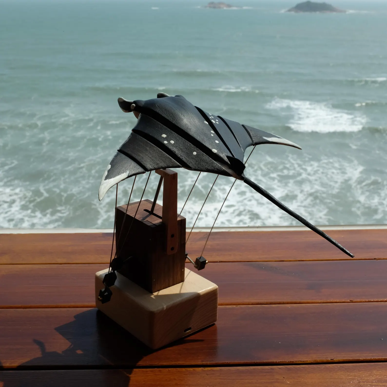 Wooden Manta Ray Automata Glow Constellation cover image