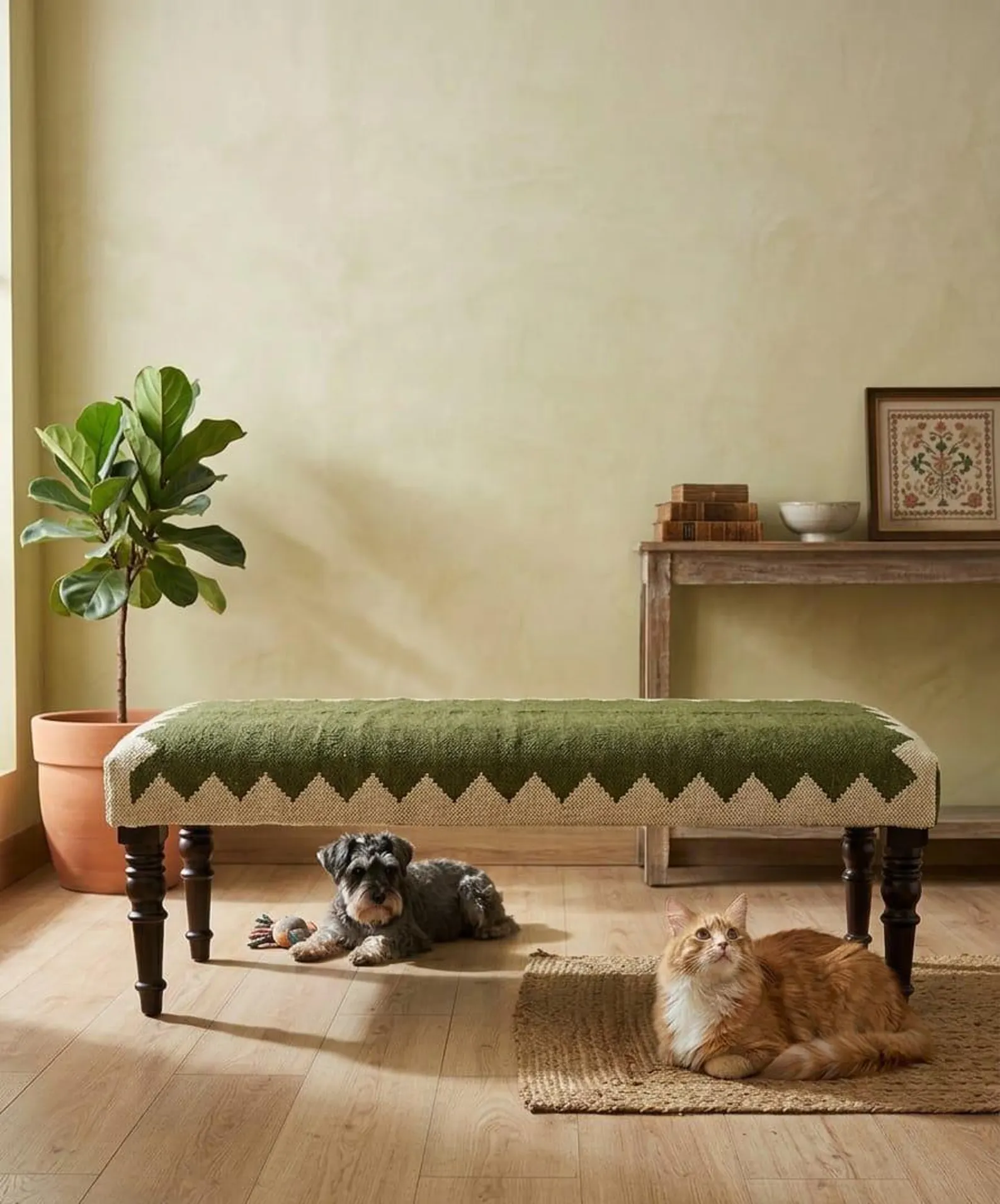 Upholstered Bench, Handmade Furniture, cover image